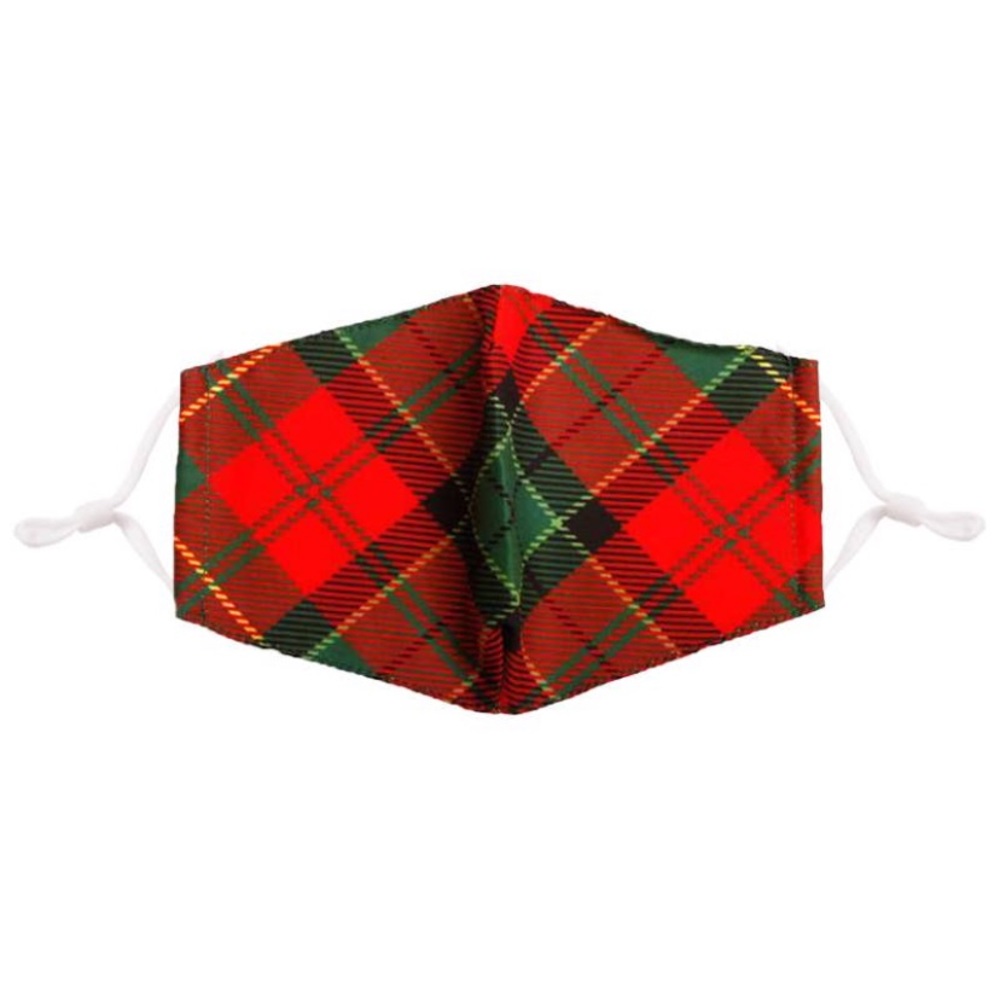Christmas plaid face mask!